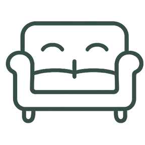 Soft underfoot rug icon