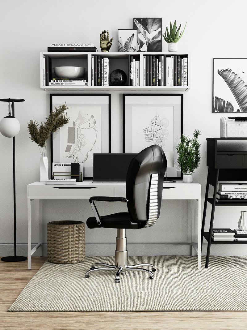 Flatweave rug crafted in India with lightweight and durable weaving